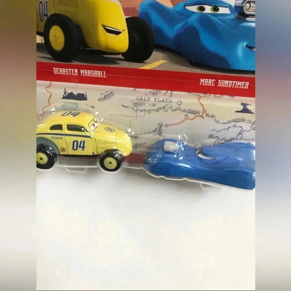 Disney Pixar Cars - 2-pack - Gearsten Marshall & Marc Sondtimer - BRAND NEW!! - Picture 3 of 3